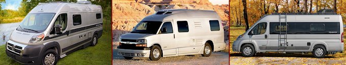 top class B van motorhomes