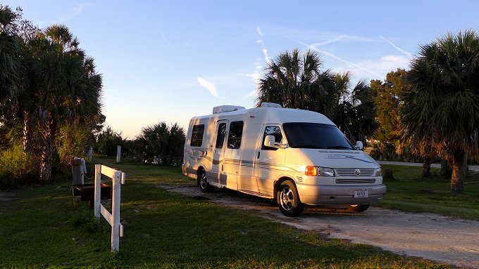 Our rialta at shell mound campground