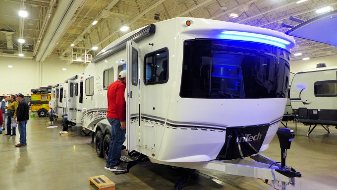 Looking at the best compact trailers at the Madison RV Show